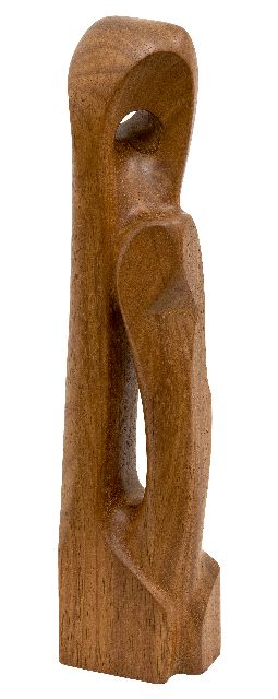 Breetvelt A.  | Zonder titel, hout 61,8 x 13,7 cm, te dateren ca. 1951-1952