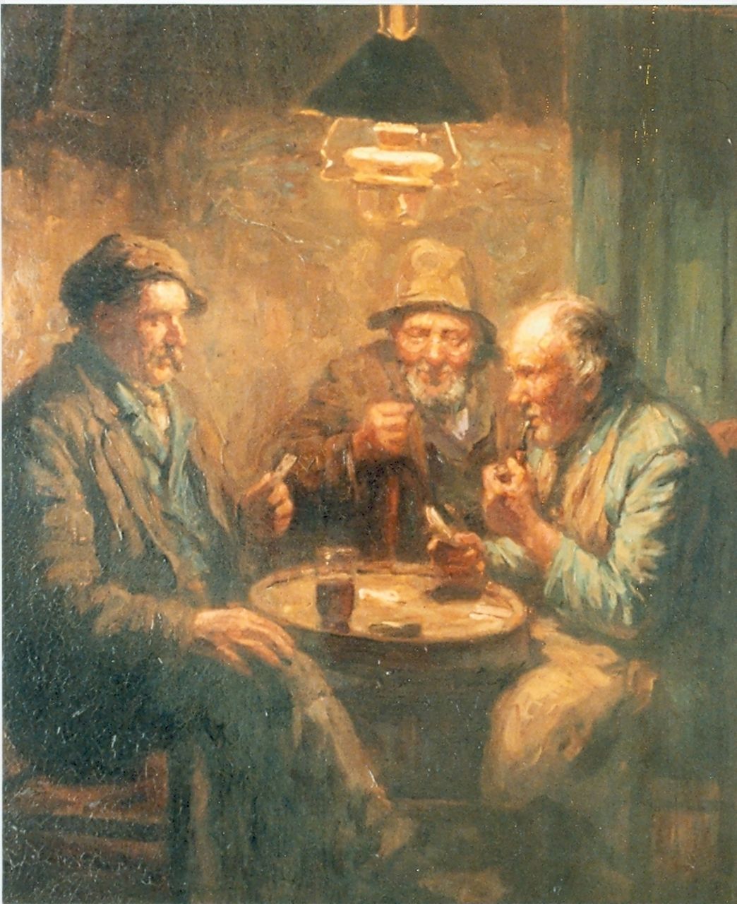 Nieuwenhoven W. van | Willem van Nieuwenhoven, Men playing cards, oil on canvas