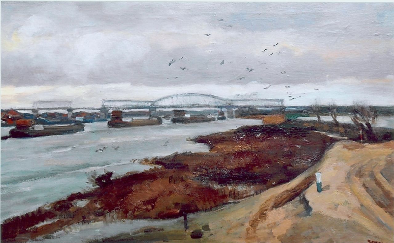 Noltee B.C.  | Bernardus Cornelis 'Cor' Noltee, Bridge connection, oil on canvas