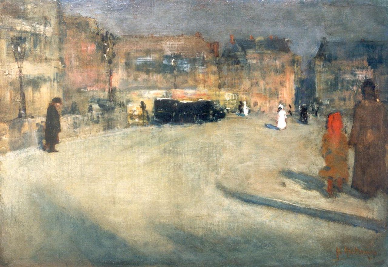 Arntzenius P.F.N.J.  | Pieter Florentius Nicolaas Jacobus 'Floris' Arntzenius, A townscape, France, oil on canvas 29.0 x 41.9 cm, signed l.r. and dated '92