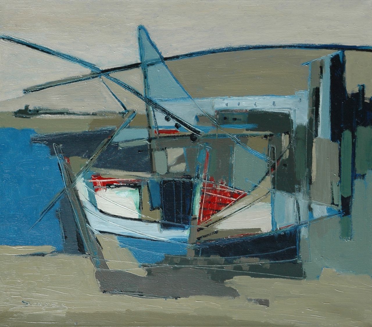 Jonges J.  | Jan Jonges, Formentera, oil on canvas 68.3 x 78.2 cm, signed l.l.