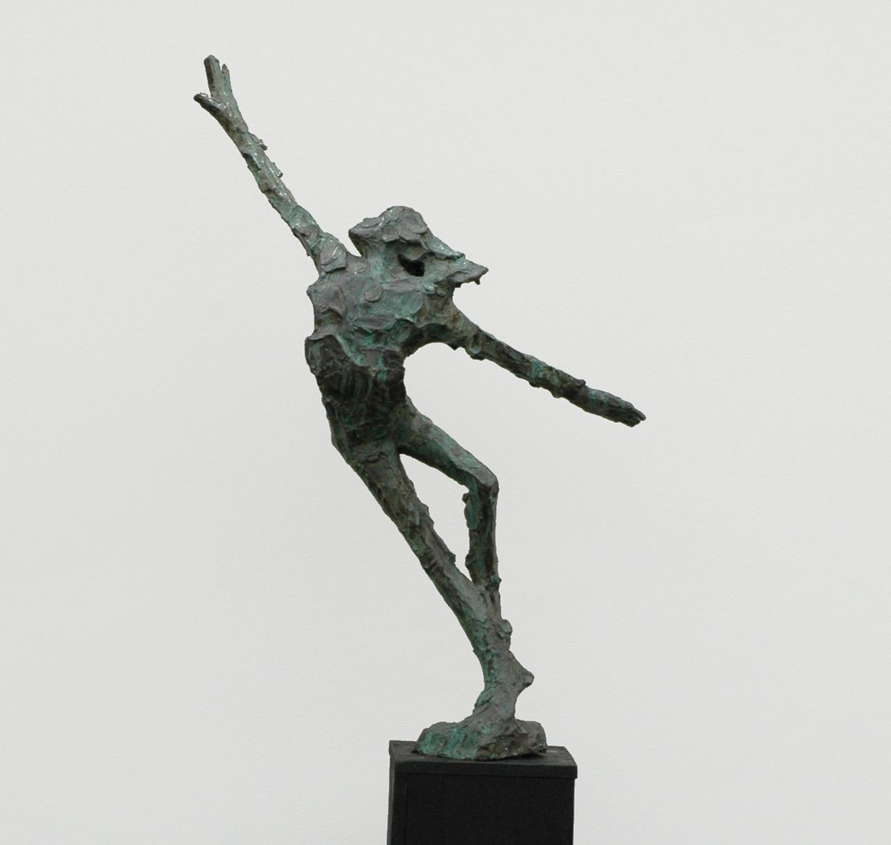 Bakker W.F.  | Willem Frederik 'Jits' Bakker | Sculptures and objects offered for sale | A dancer, bronze 116.0 x 34.0 cm, signed on the bronze base