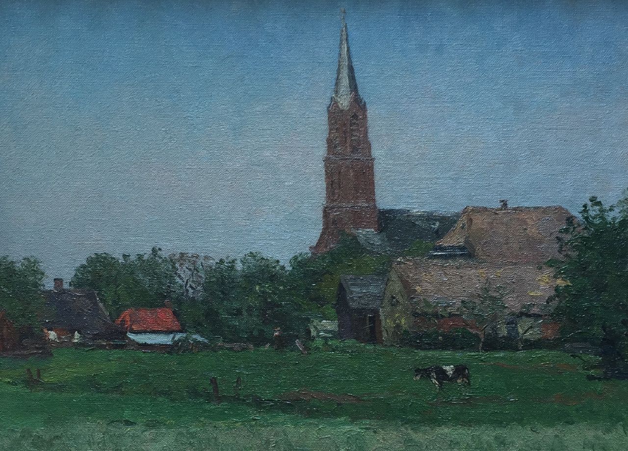 Arntzenius P.  | Paul Arntzenius, View on Rijpwetering, oil on canvas 36.4 x 49.9 cm, signed l.l. and dated 1943
