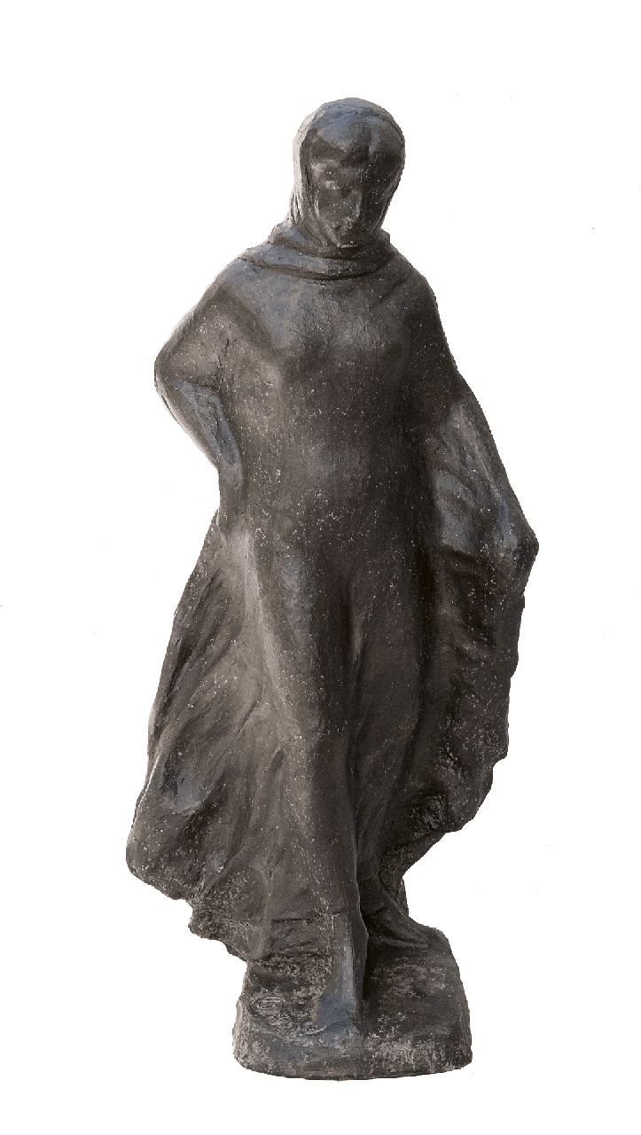 Onbekend   | Onbekend | Sculptures and objects offered for sale | Striding woman, bronze 43.5 x 20.0 cm, signed with monogram 'A.S.' on the bronze base and dated '31 on the bronze base