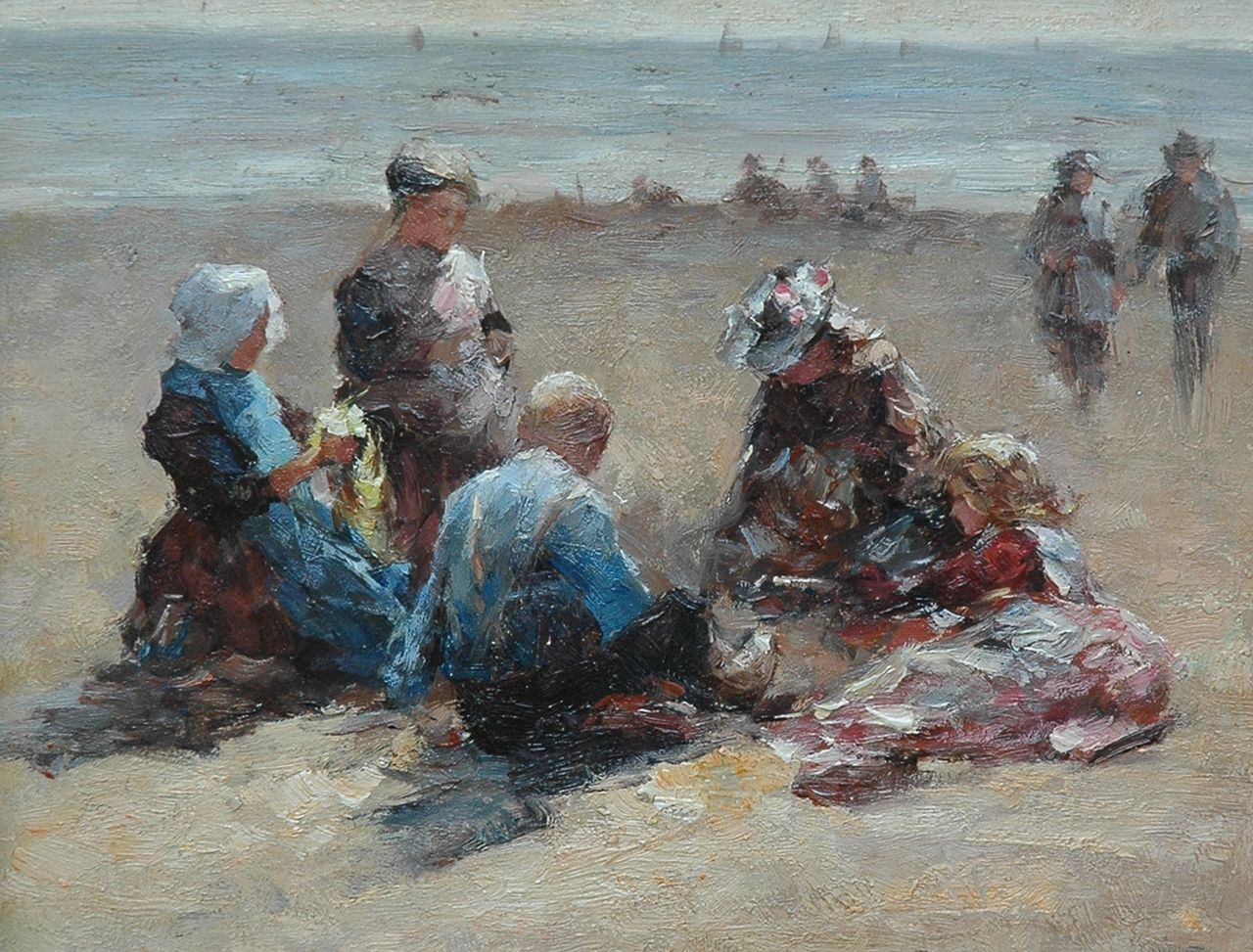 Pieters E. | Evert Pieters | Paintings offered for sale | Children on the beach,, oil on panel 20.1 x 25.2 cm Pieters E. | Evert Pieters | Paintings offered for sale | Children on the beach,, oil on panel 20.1 x 25.2 cm