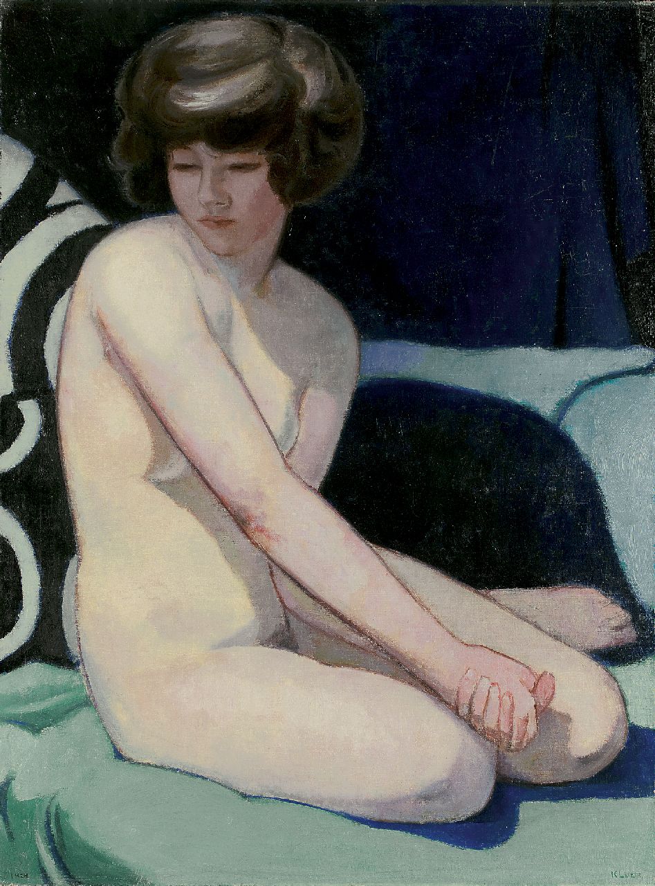 Kloos C.  | Cornelis Kloos | Paintings offered for sale | A seated nude, oil on canvas 80.2 x 60.2 cm, signed l.r. and dated 1928