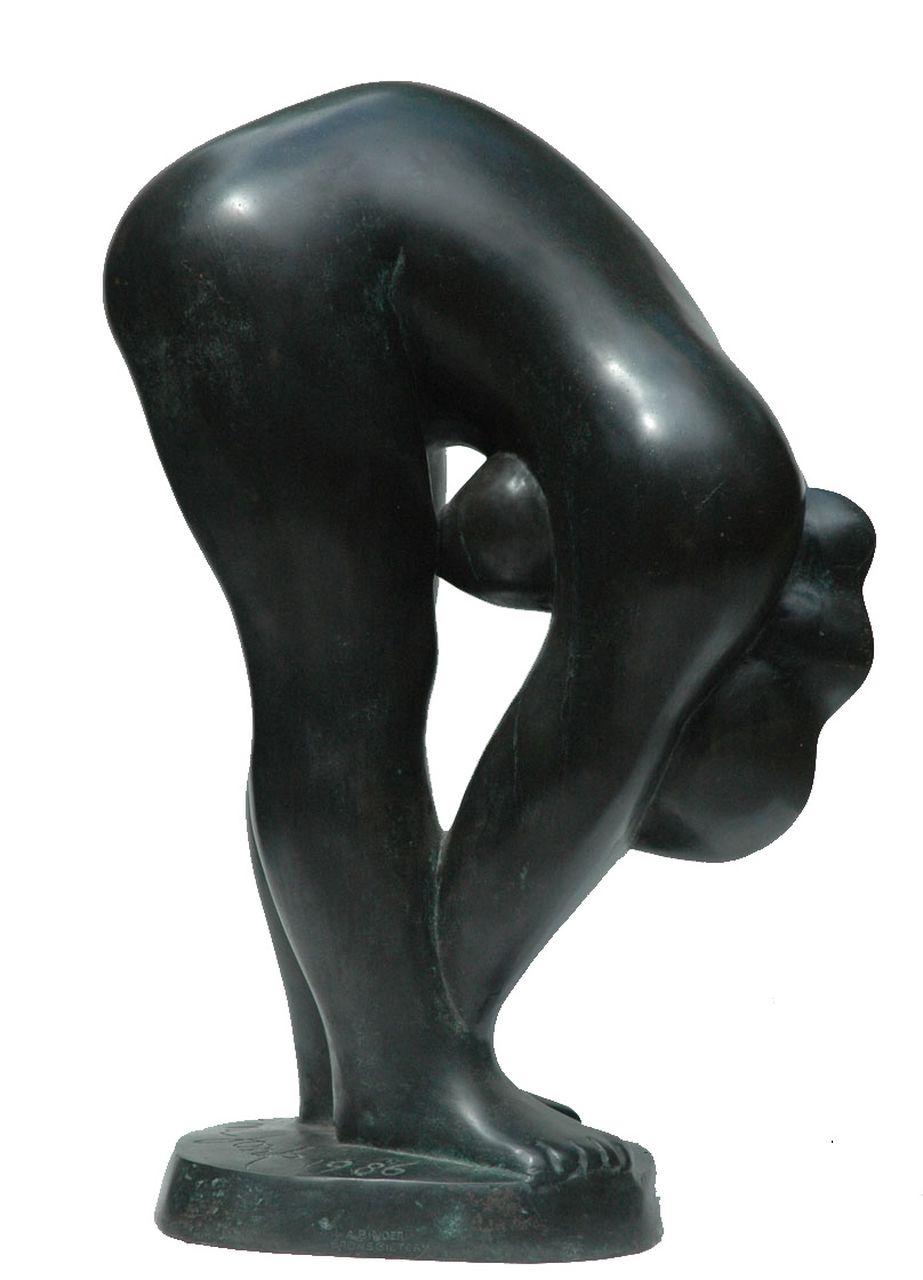 Jonk N.  | Nicolaas 'Nic' Jonk, Exercise, bronze 59.8 x 38.0 cm, signed on the base and executed 1986