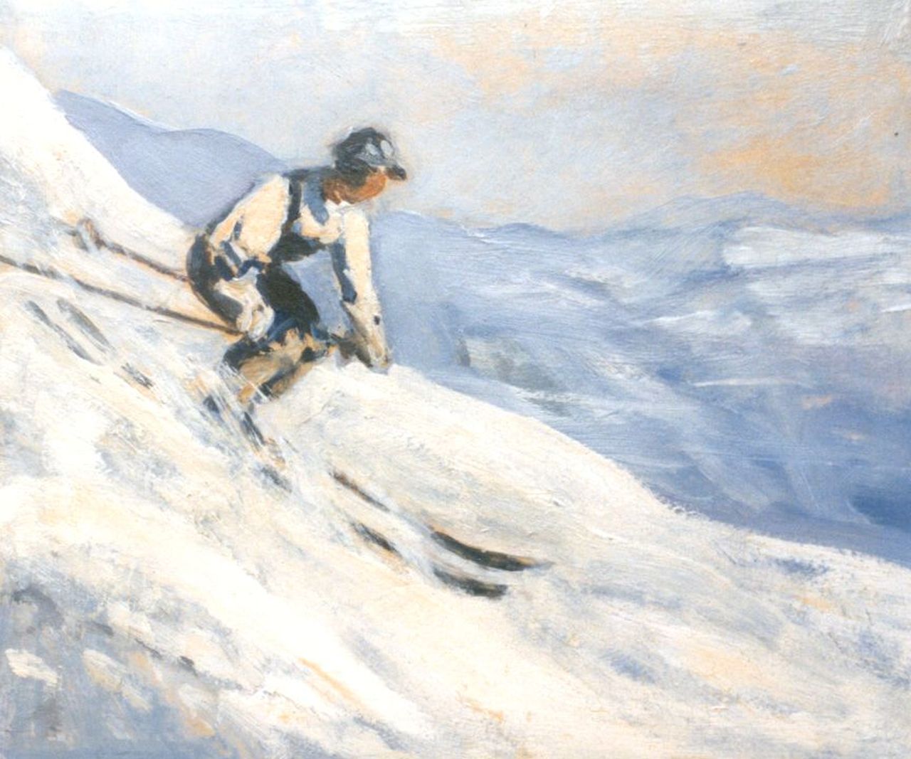 Soest L.W. van | 'Louis' Willem van Soest, At full speed, oil on panel 24.9 x 29.3 cm