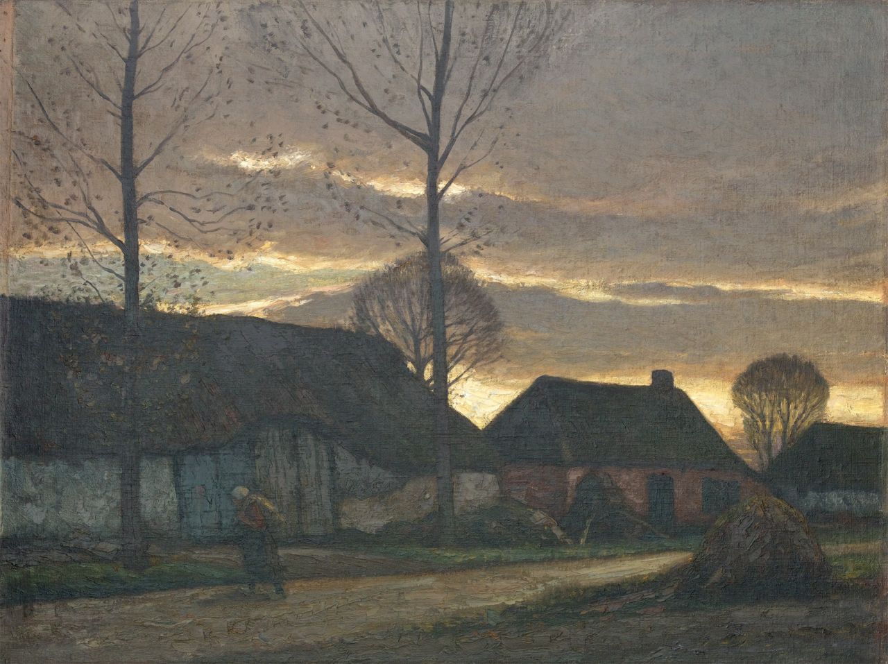 Eugen Kampf | A village, oil on canvas, 60.4 x 81.1 cm