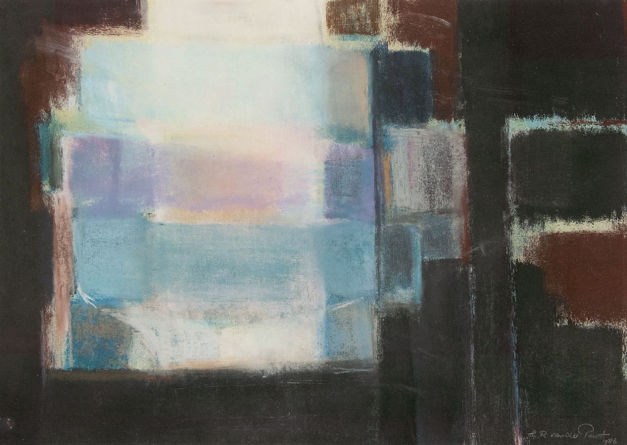 Théresia van der Pant | View, pastel on paper, 35.9 x 51.0 cm, signed l.r. and dated 1986