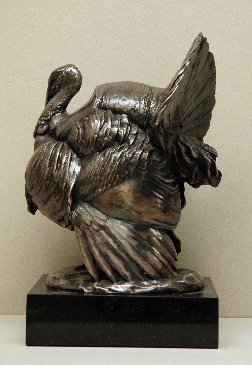 Johannes Knubel | Turkey, bronze, 33.5 x 21.0 cm