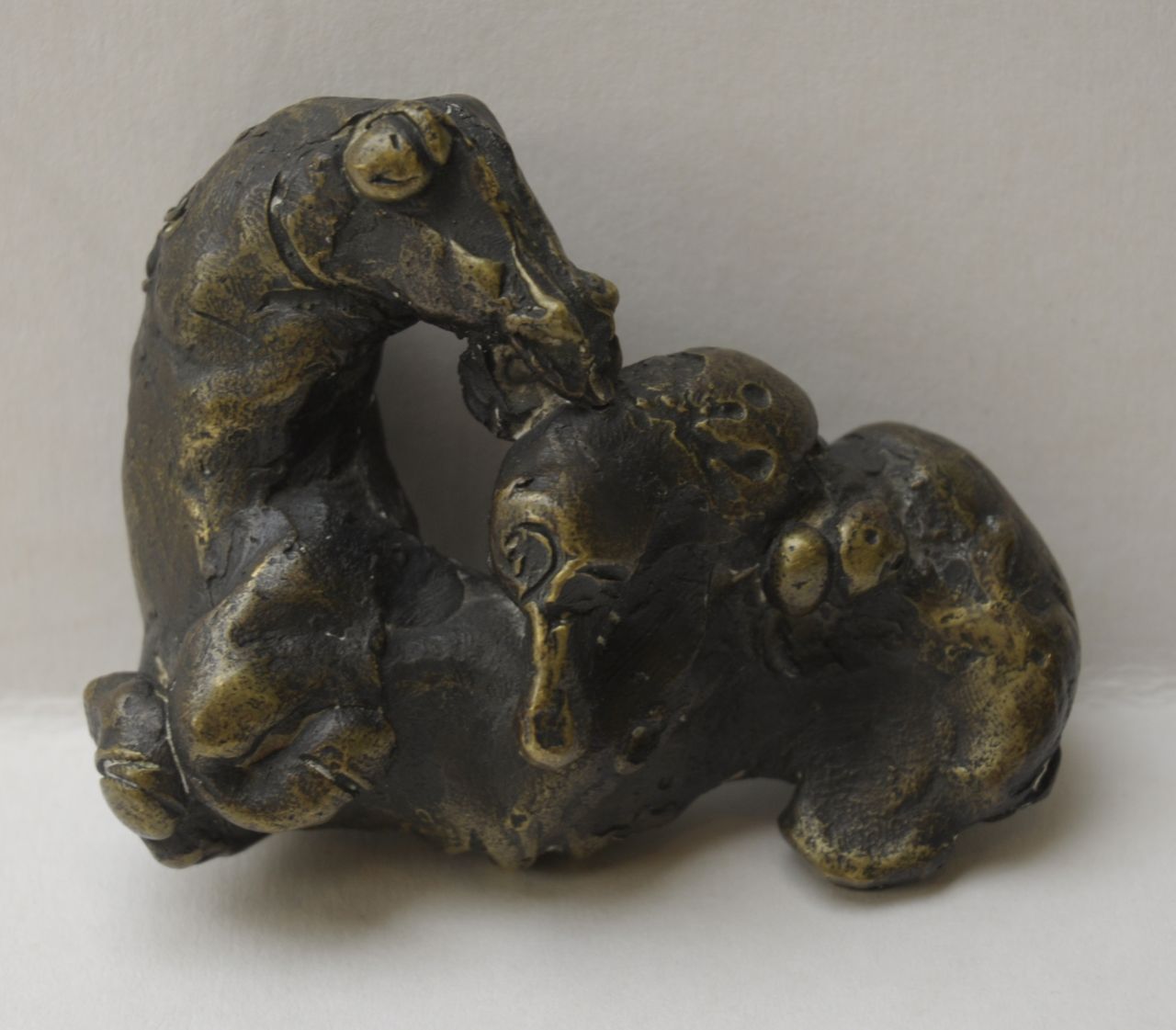 Spronken A.J.E.  | 'Arthur' Jan Elisa Spronken, Horse, torso, bronze 6.9 x 8.8 cm, signed with initials on neck