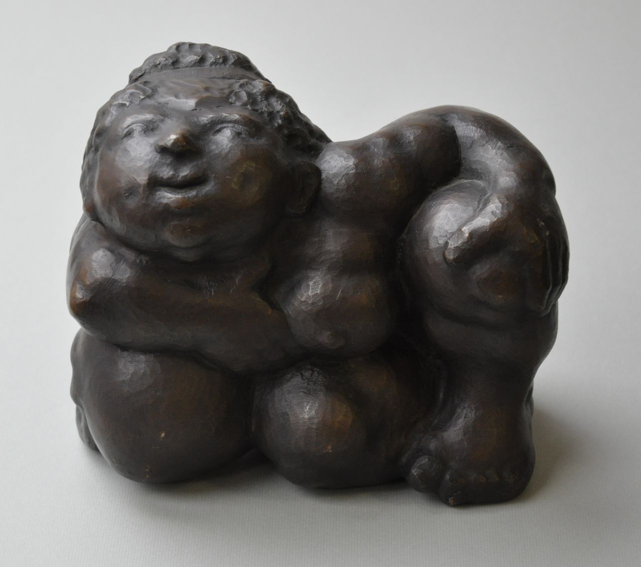 Schwaiger R.  | Rudolf Schwaiger, Magdalena lying down, bronze 15.9 x 19.0 cm