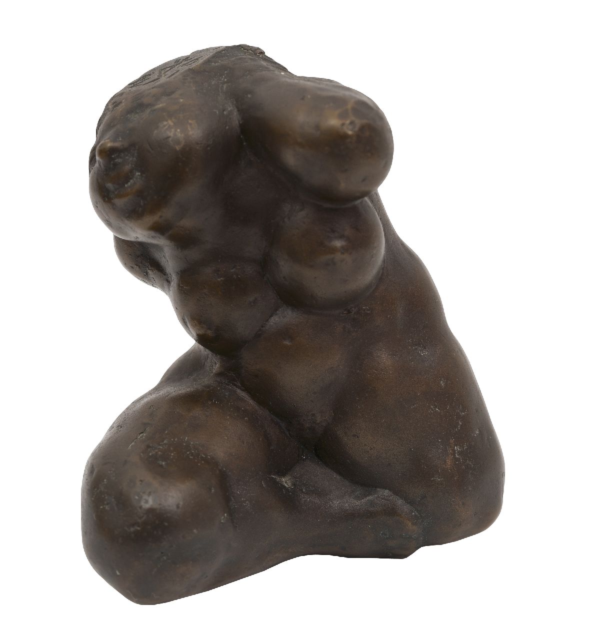 Schwaiger R.  | Rudolf Schwaiger, Eva, bronze 11.5 x 10.5 cm, signed on the head and dated 1976