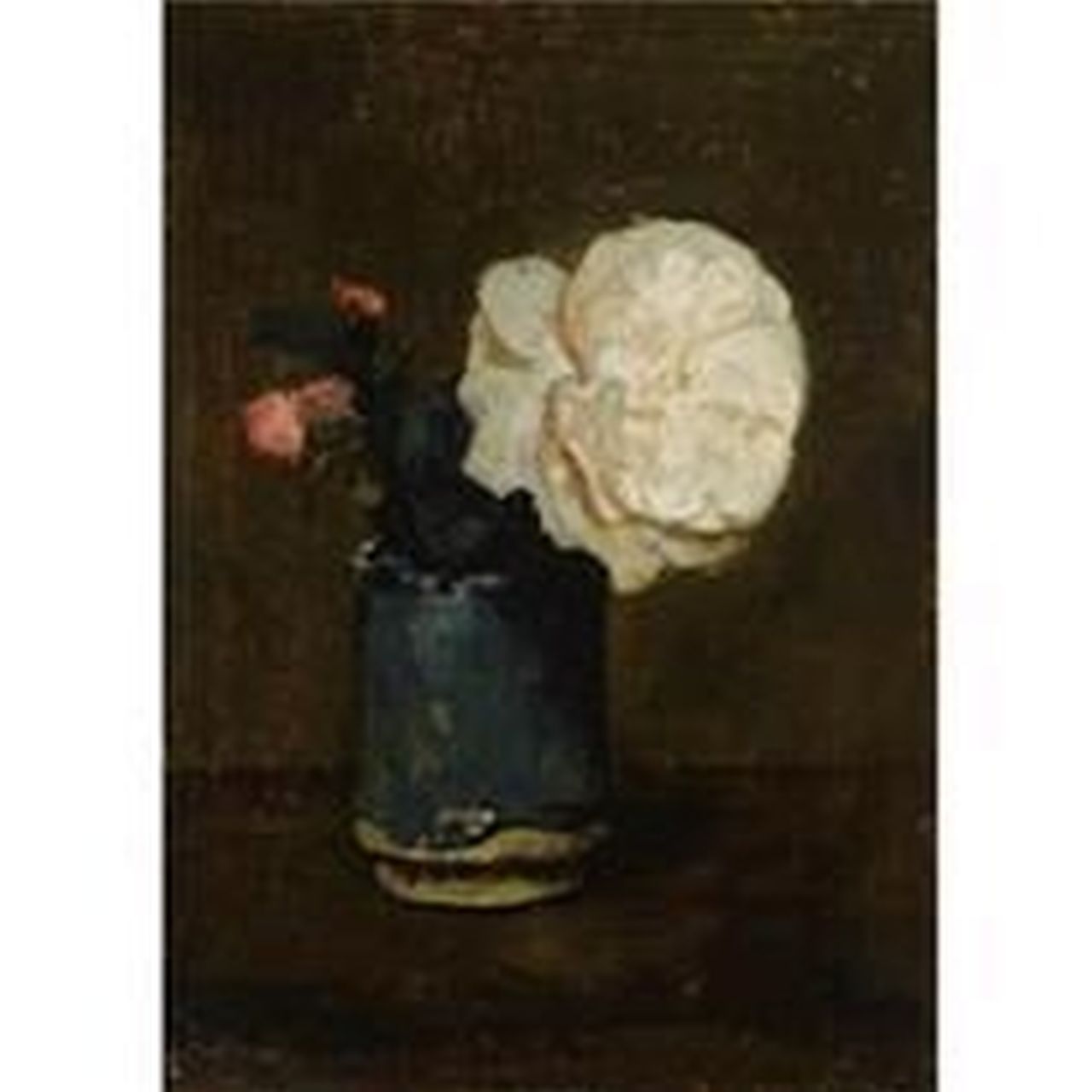 Arntzenius P.F.N.J.  | Pieter Florentius Nicolaas Jacobus 'Floris' Arntzenius, Roses in a green vase, oil on panel 30.0 x 21.0 cm, signed l.l. and painted ca. 1915