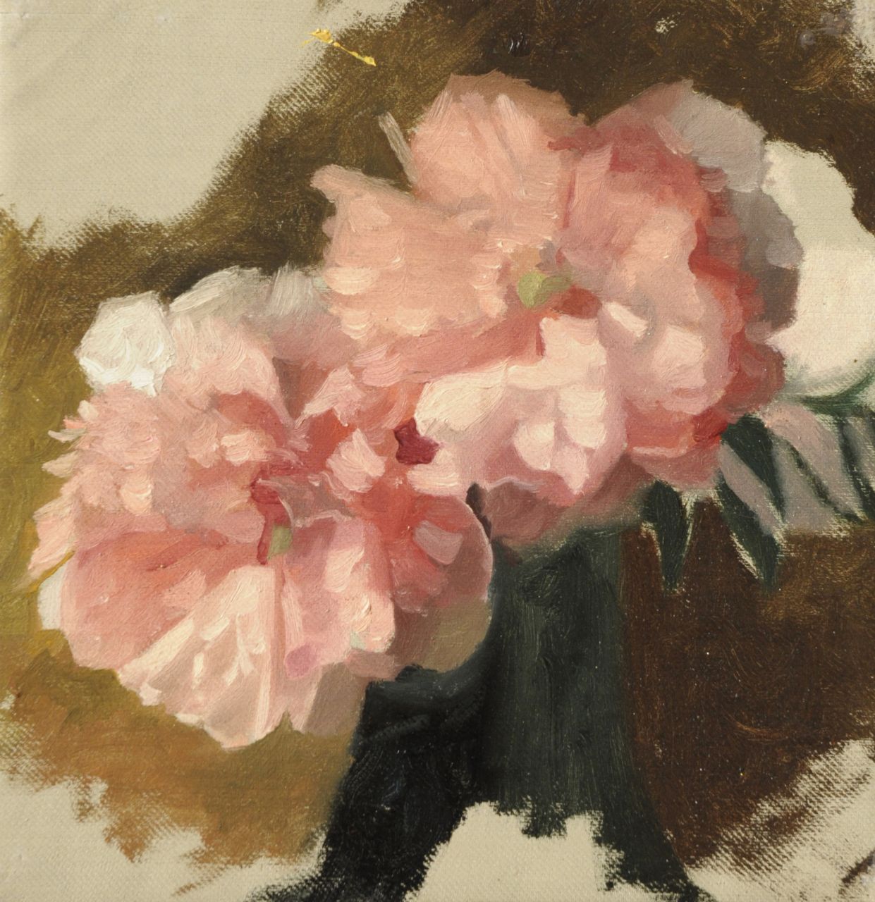 Heineken M.  | Marie Heineken, Peonies, oil on canvas 28.3 x 29.5 cm