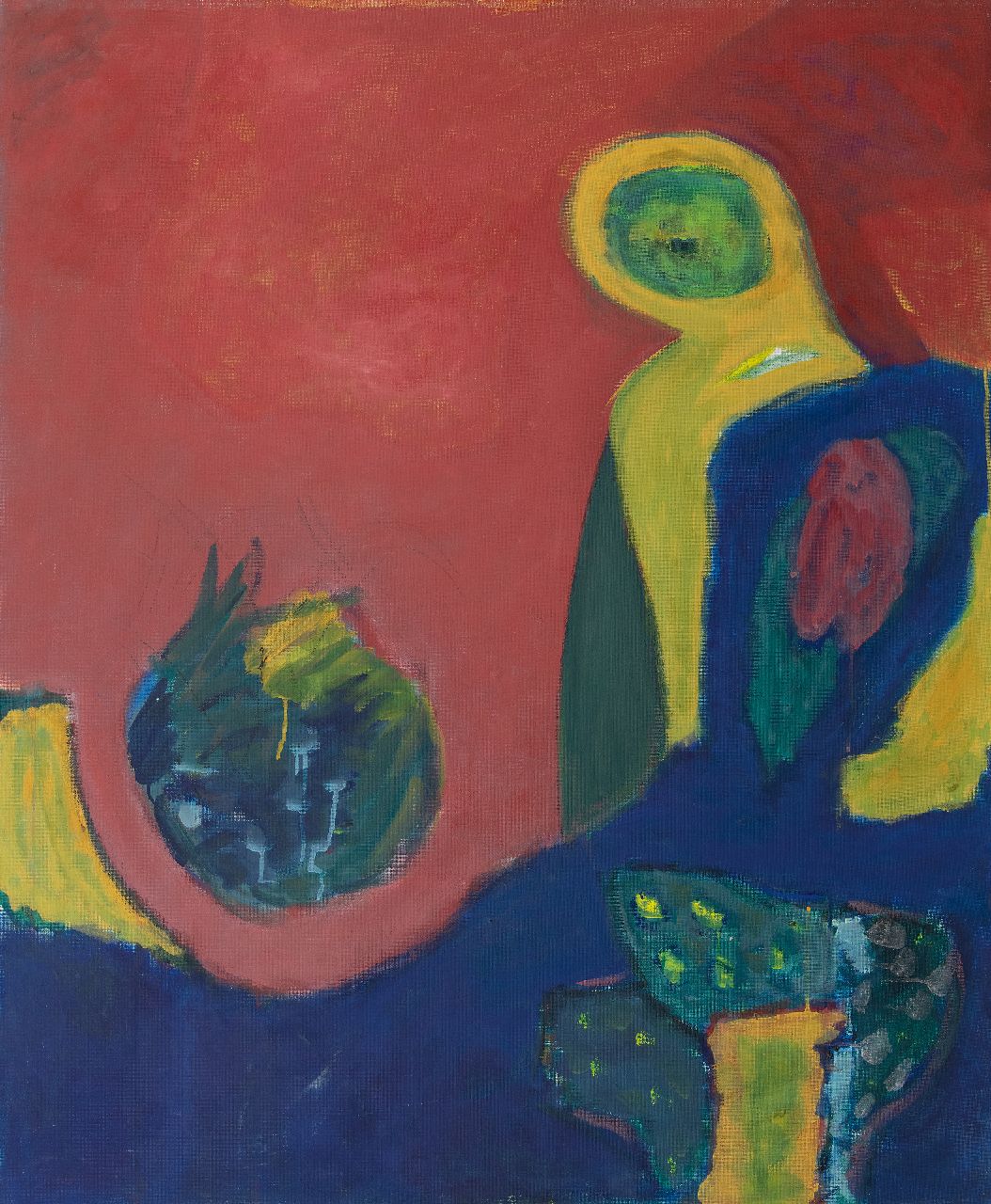 Gerard Schäperkötter | Composition, oil on canvas, 120.0 x 100.0 cm, signed u.l. and dated 2000