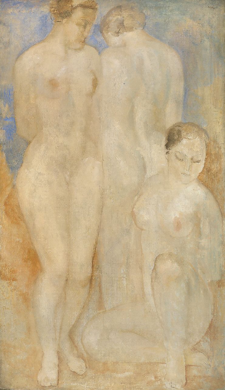 Kelder A.B.  | Antonius Bernardus 'Toon' Kelder | Paintings offered for sale | Three women, oil on canvas 157.5 x 92.6 cm, signed u.r.