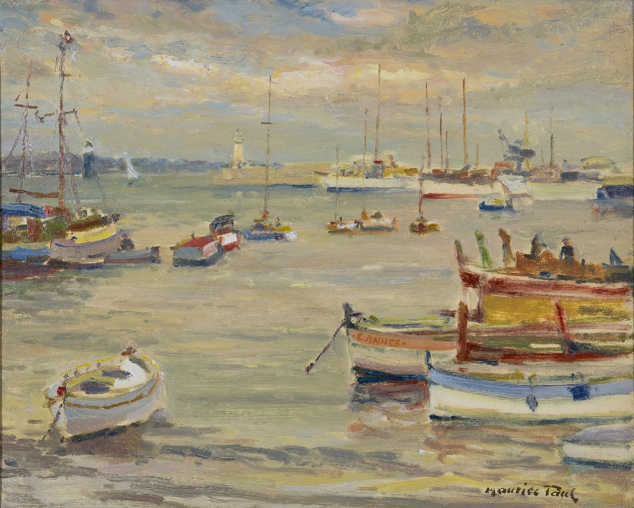 Paul M.  | Maurice Paul, Cannes, oil on canvas 33.6 x 41.3 cm, signed l.r.