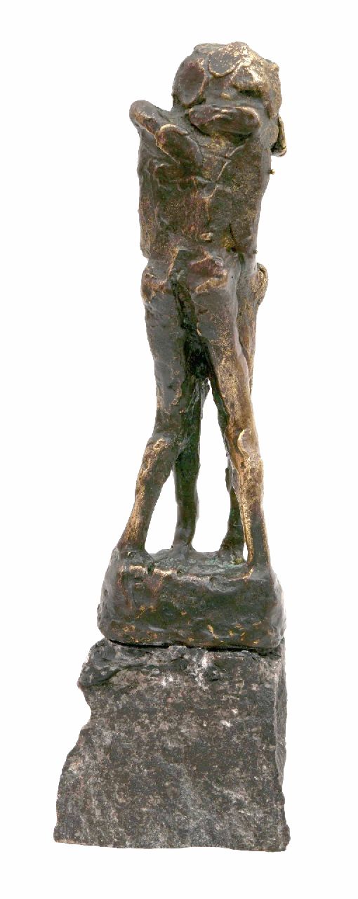 Bakker W.F.  | Willem Frederik 'Jits' Bakker | Sculptures and objects offered for sale | Love sculpture, bronze 12.0 cm, signed on the base