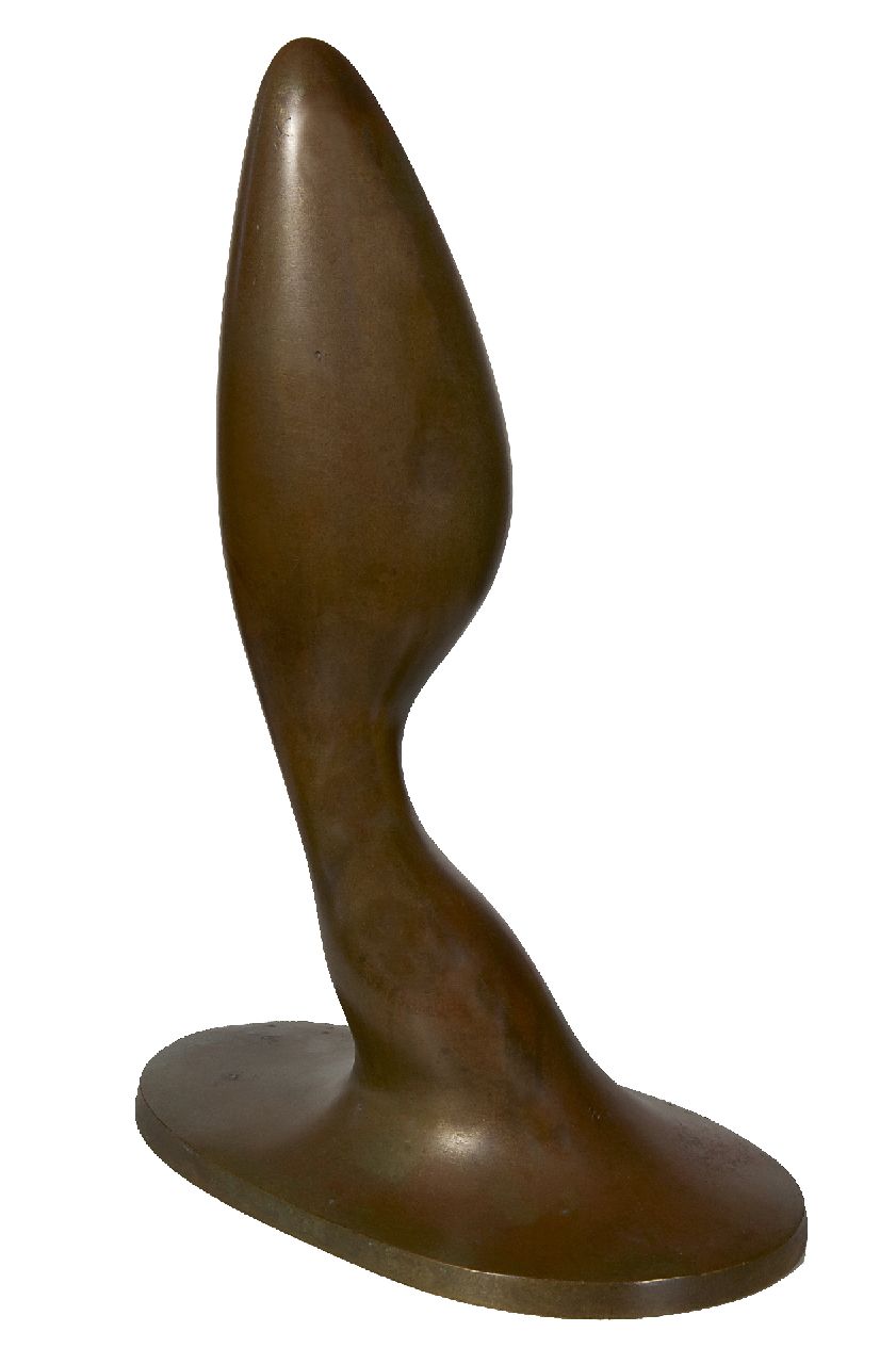Bendien J.  | Jacob Bendien, Amorphous figure, brass 37.4 x 14.5 cm, executed ca. 1933