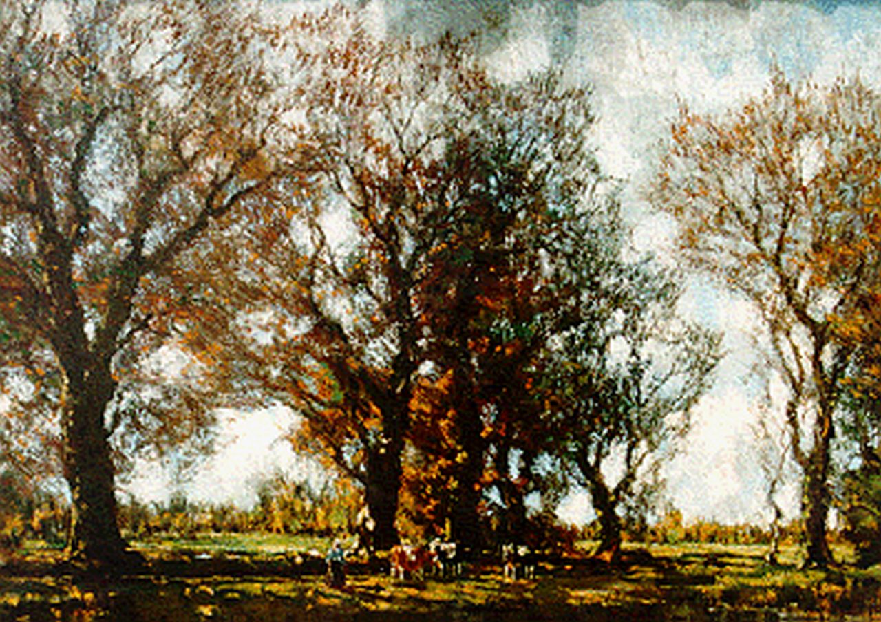 Gorter A.M.  | 'Arnold' Marc Gorter, The Vordense beek, oil on canvas 40.5 x 50.5 cm, signed l.r.
