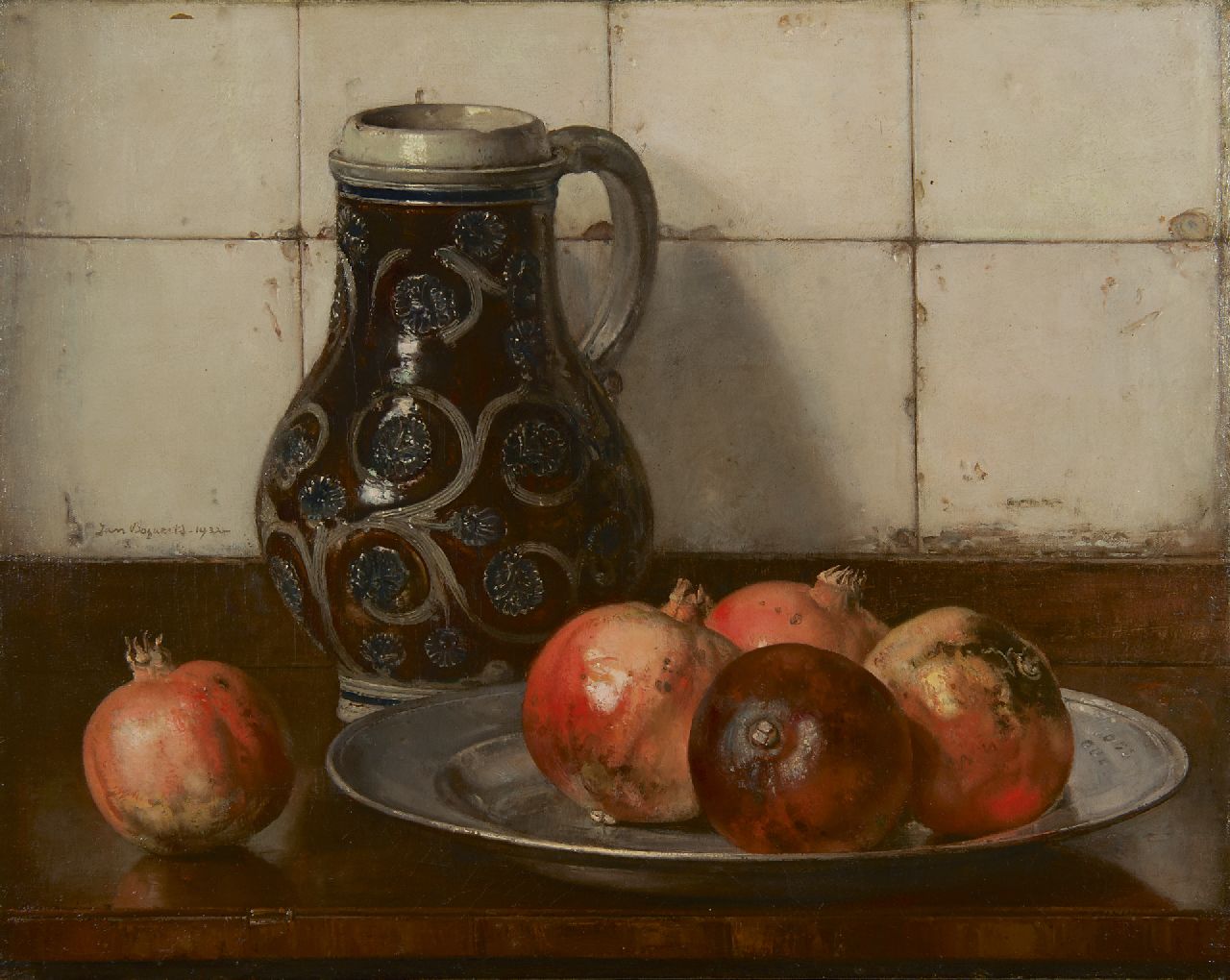 Bogaerts J.J.M.  | Johannes Jacobus Maria 'Jan' Bogaerts, A still life, oil on canvas 40.0 x 50.0 cm, signed l.c. and dated 1932