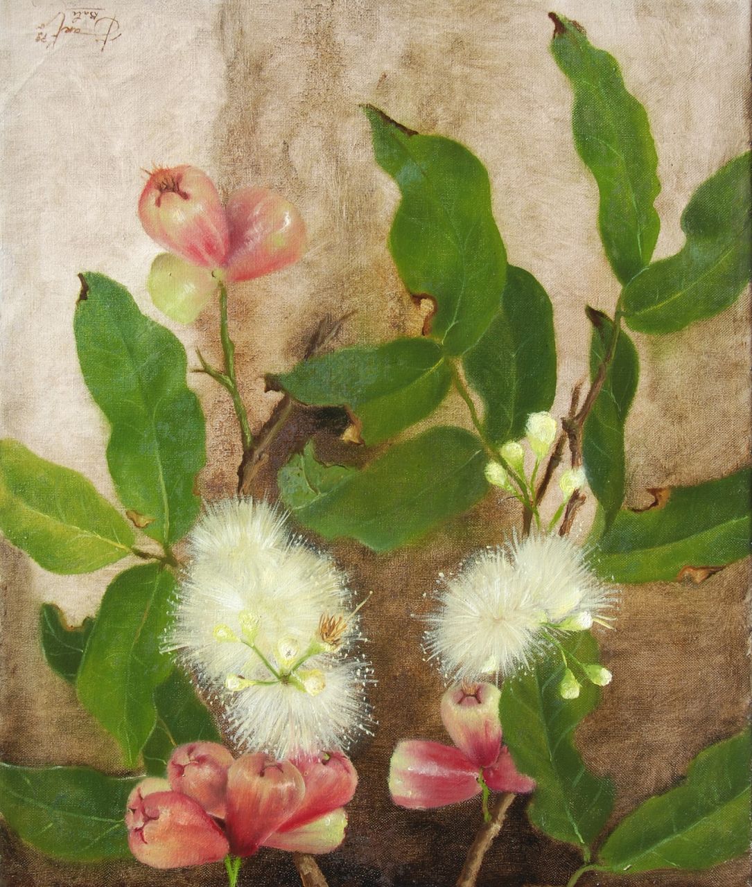 Jarto | Silk tree in bloom, oil on canvas, 60.3 x 50.2 cm, signed l.r. and dated ' 79