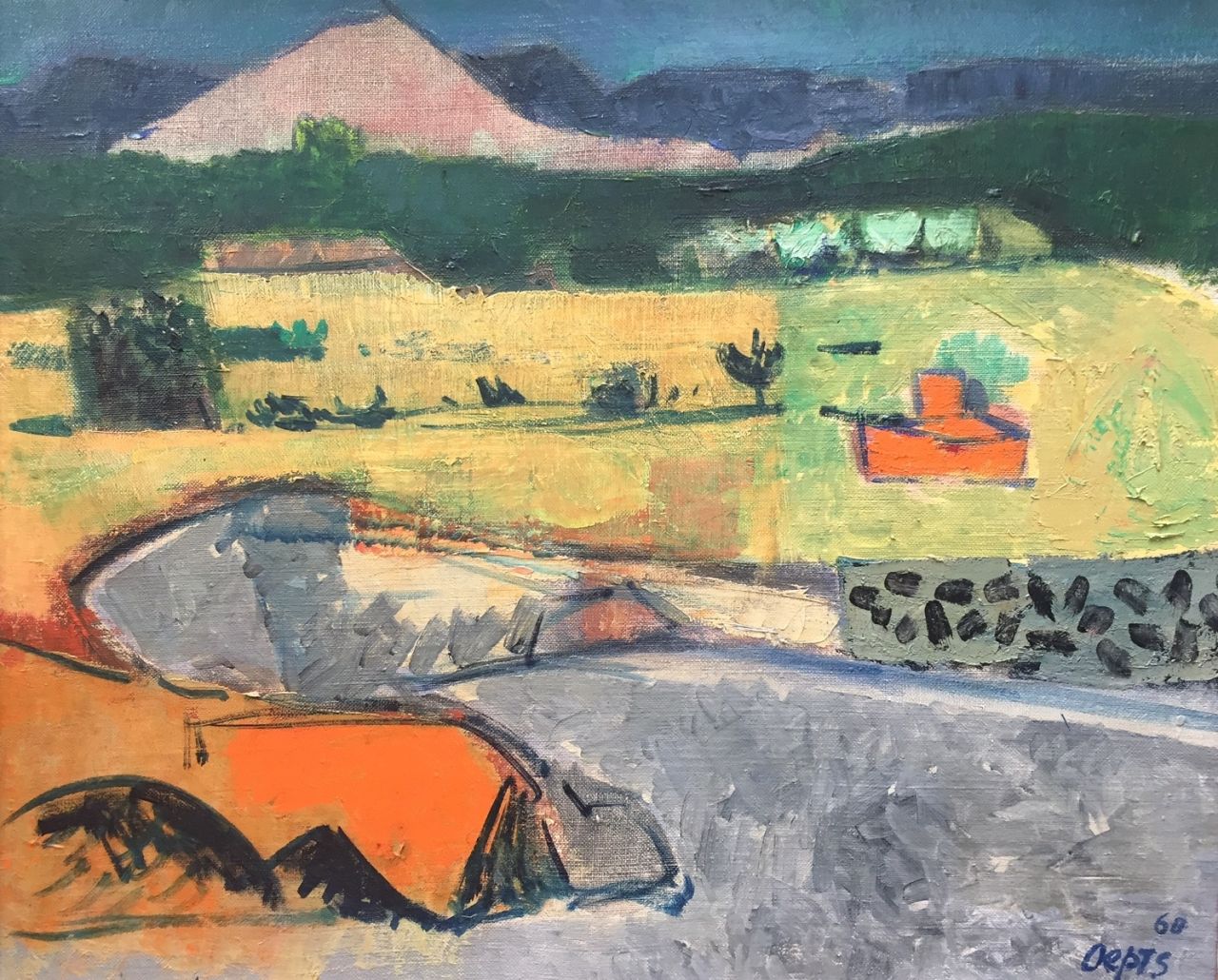 Oepts W.A.  | Willem Anthonie 'Wim' Oepts, Provence, oil on canvas 38.0 x 46.0 cm, signed l.r. and dated '68