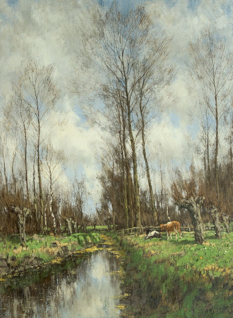 Gorter A.M.  | 'Arnold' Marc Gorter | Paintings offered for sale | The Vordense Beek, oil on canvas 101.0 x 75.3 cm, signed l.r.