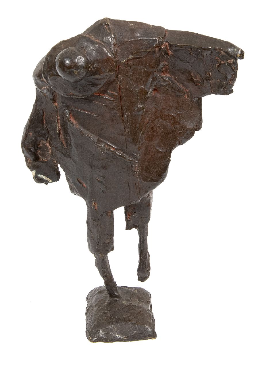 Claus E.  | Eric Claus | Sculptures and objects offered for sale | Pierrot from the Commedia dell'arte, bronze 36.0 x 24.0 cm, signed on the base