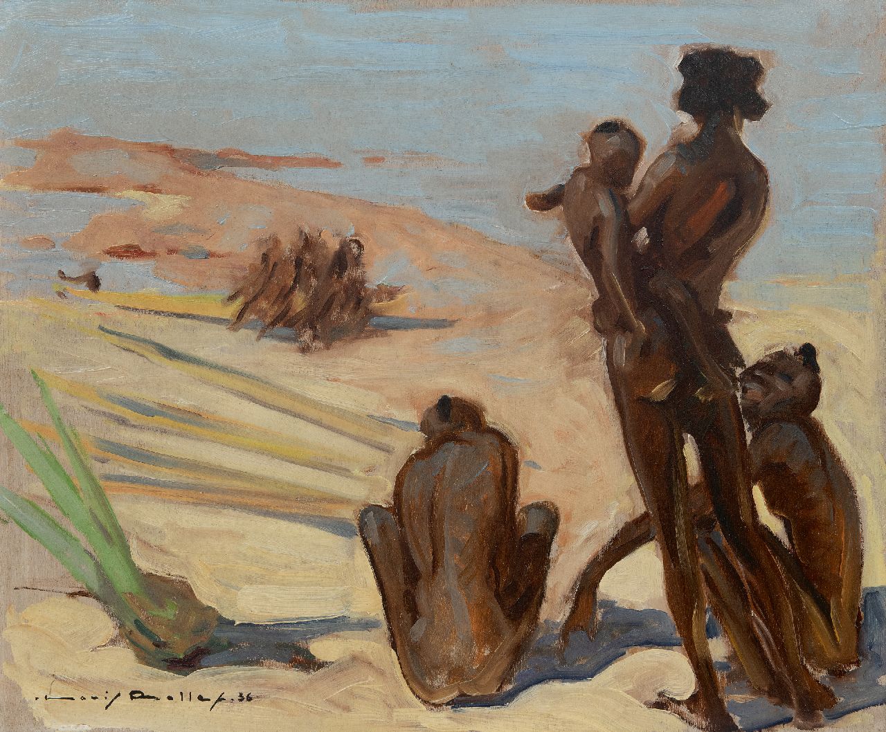 Rollet L.  | Louis Rollet | Paintings offered for sale | Nossi-Bé, Madagascar, oil on panel 50.1 x 61.2 cm, signed l.l. and dated '36