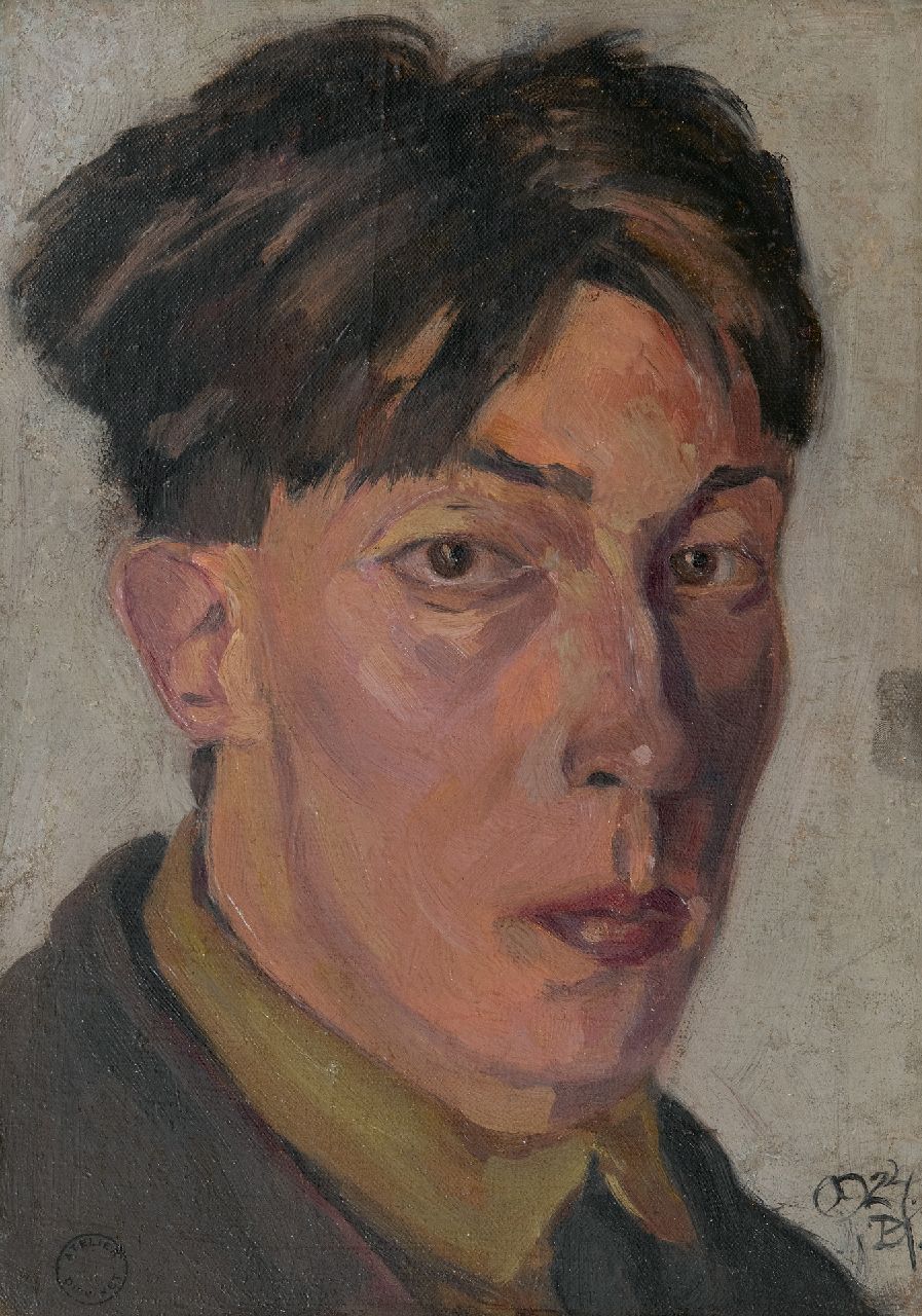 Dick Ket | Paintings for Sale | Self-portrait, turned to the right