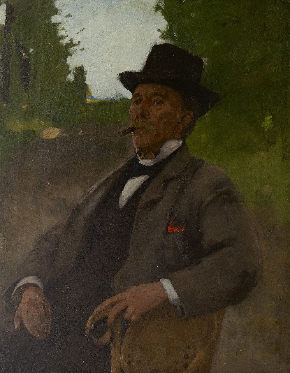 Witsen W.A.  | 'Willem' Arnold Witsen | Paintings offered for sale | Portrait of Jonas Witsen, the painter's father, oil on canvas 100.2 x 78.6 cm, painted ca. 1890