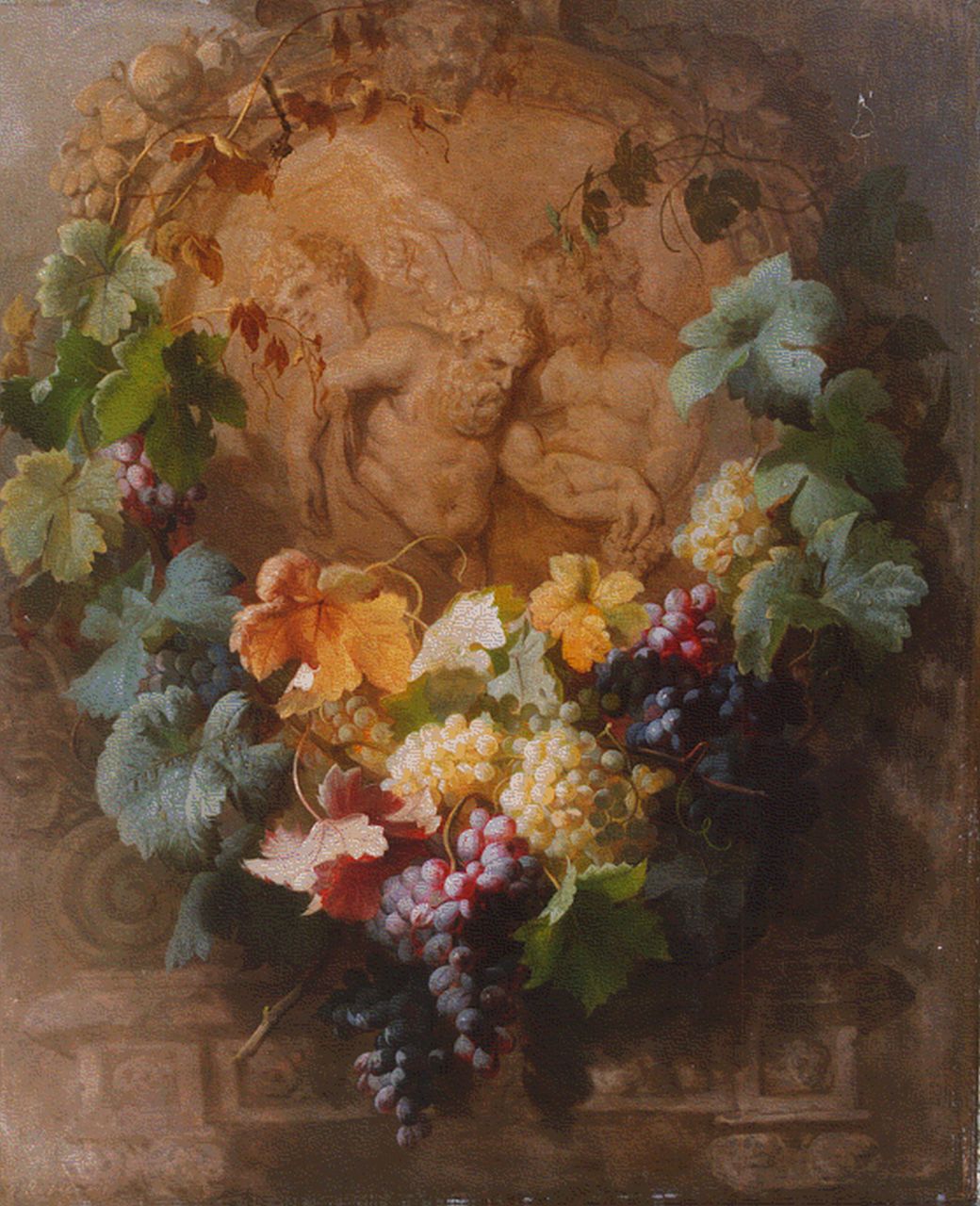 Robie J.B.  | Jean-Baptiste Robie, The fountain, oil on canvas 100.0 x 82.0 cm, signed l.l.