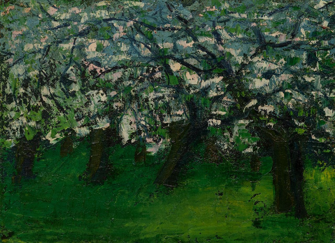 Doeser J.J.  | 'Jacobus' Johannes Doeser | Paintings offered for sale | Orchard, oil on canvas 45.3 x 60.5 cm