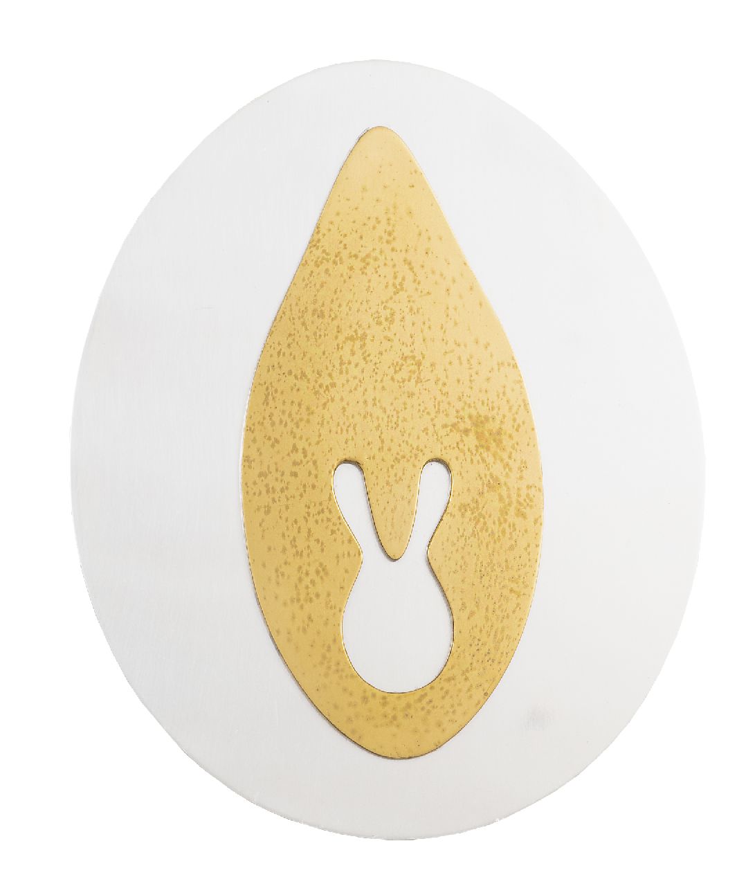 Arp H.P.W.  | 'Hans' Peter Wilhelm 'Jean' Arp |  offered for sale | Relief Sculpture Documenta III, 1964, copper and aluminium 24.9 x 20.4 cm, executed in 1964