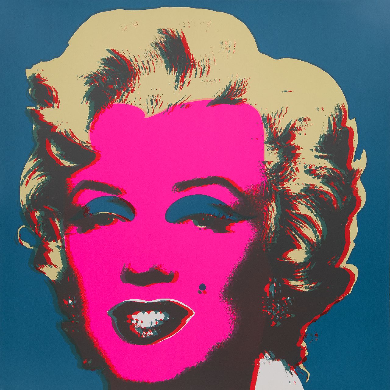 Naar Andy Warhol   | Naar Andy Warhol, Marilyn Monroe, screenprint 94.5 x 94.5 cm