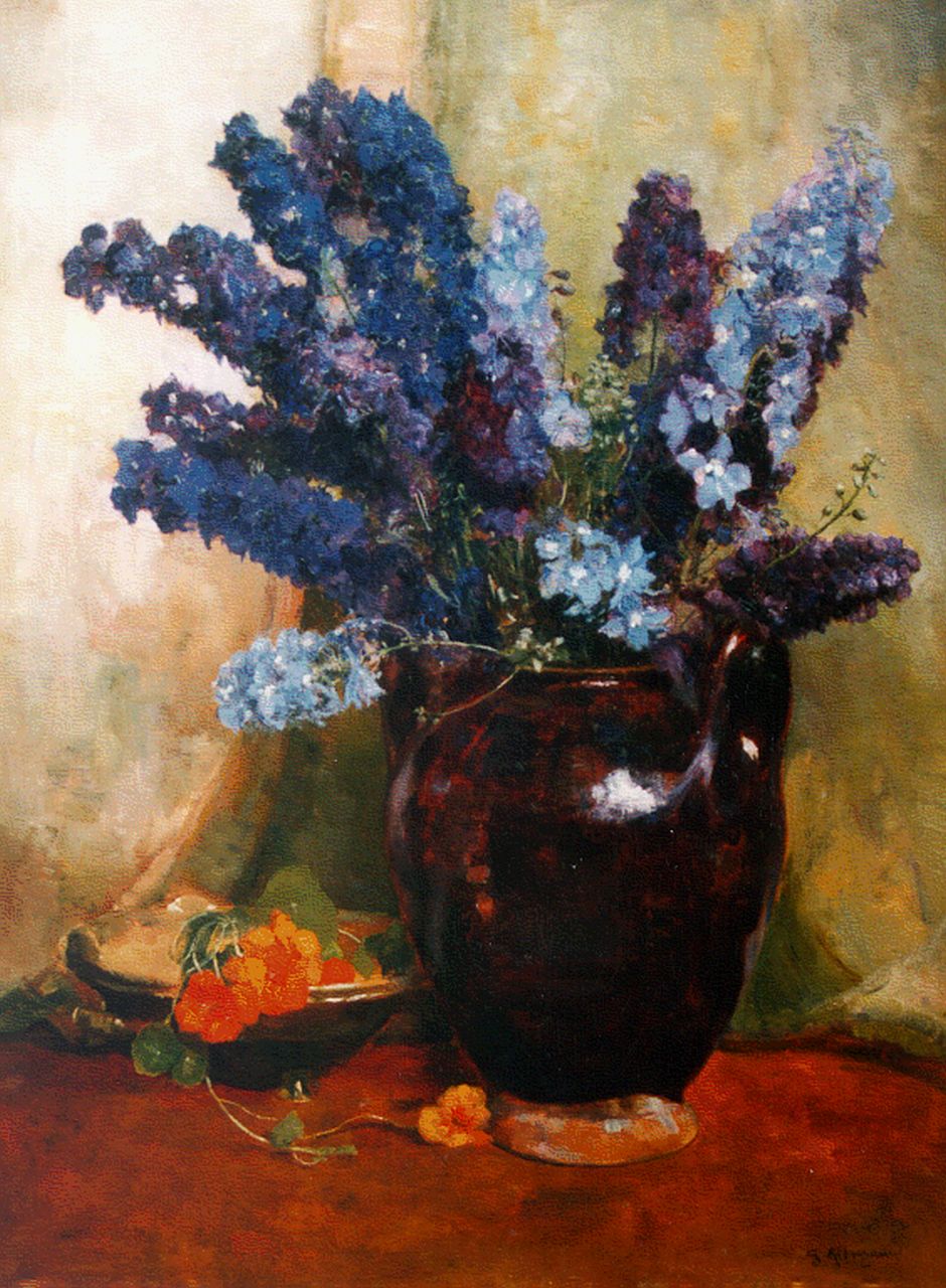 Altmann G.  | Gerard Altmann, A flower still life, oil on canvas 80.0 x 60.1 cm, signed l.r.