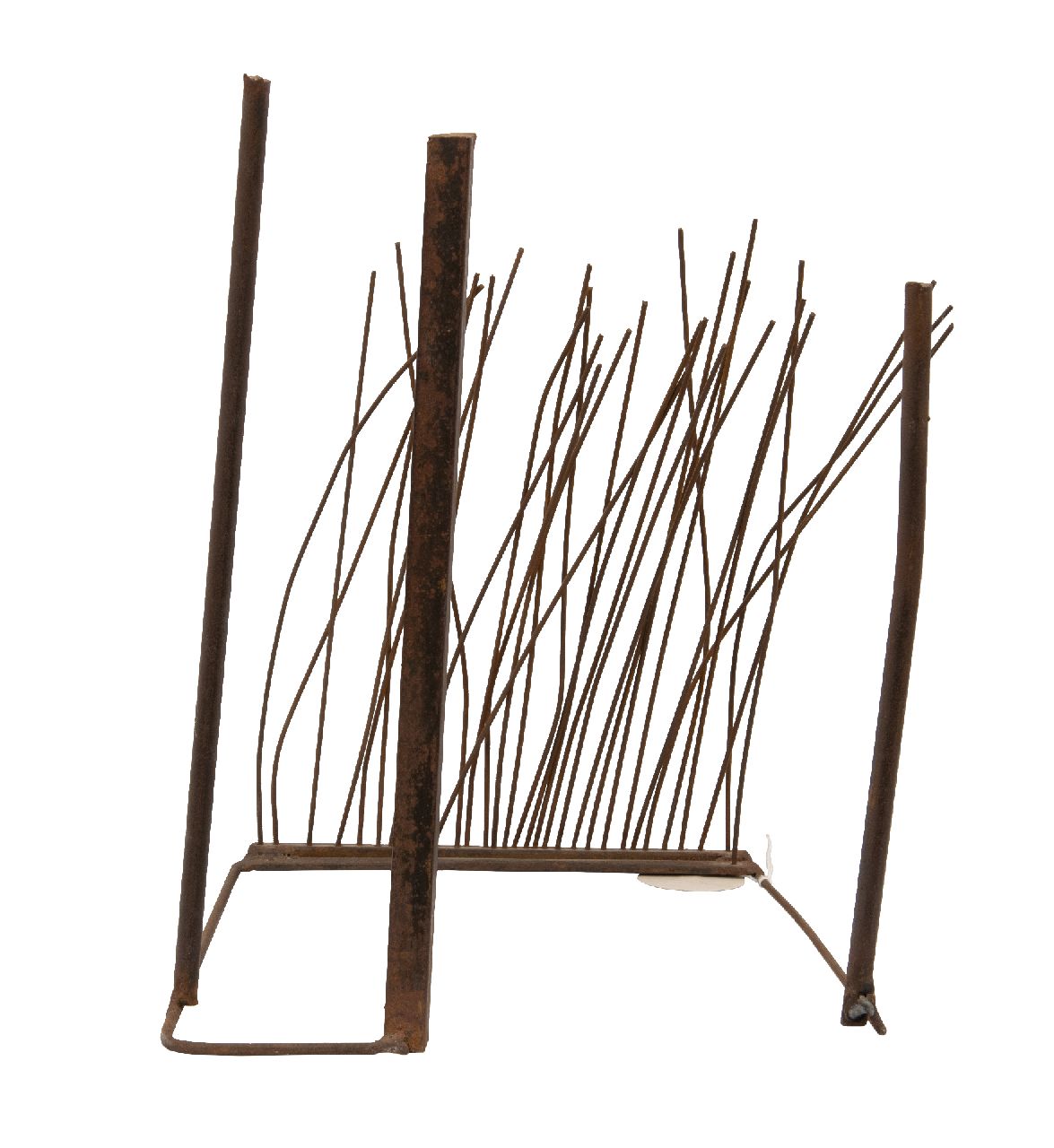 Vries A. de | Auke de Vries | Sculptures and objects offered for sale | Untitled, iron 30.0 x 23.5 cm, executed ca. 1979-1080