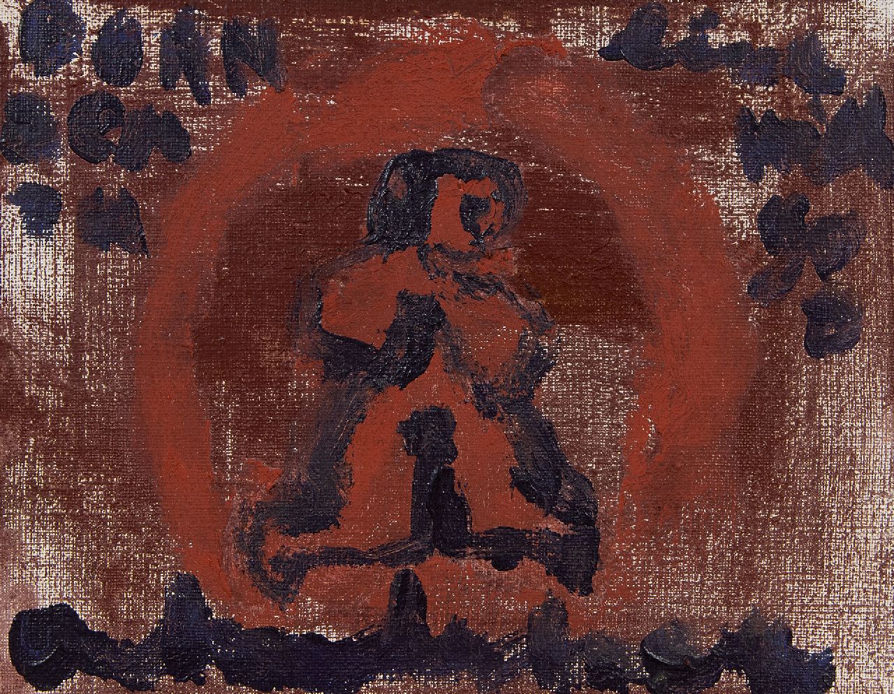 Heyboer A.  | Anton Heyboer | Paintings offered for sale | Born death, live with god, oil on canvas 24.1 x 29.9 cm, signed l.c.