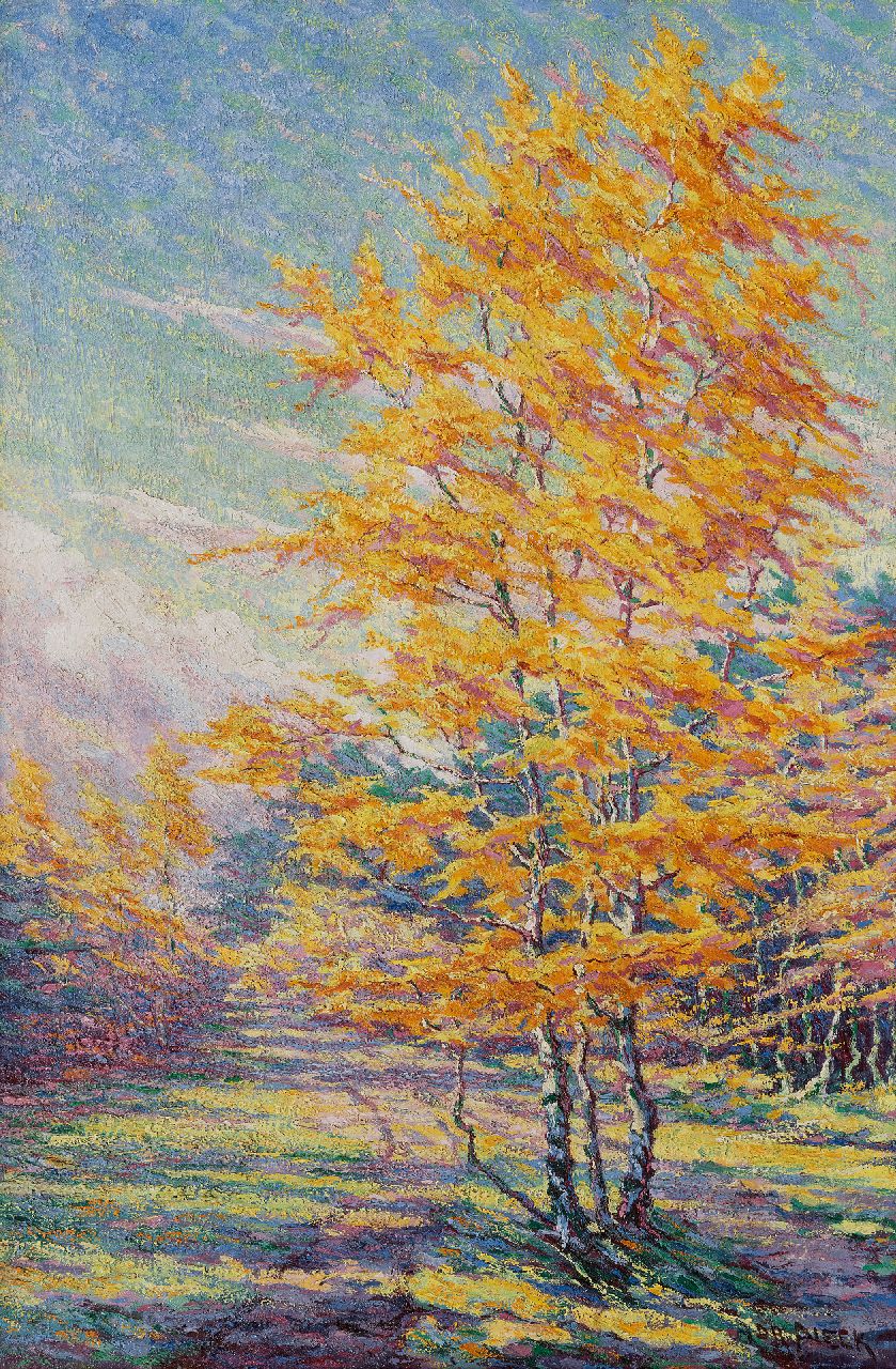 Adri Pieck | Autumn tree, oil on canvas, 76.0 x 50.9 cm, signed l.r.