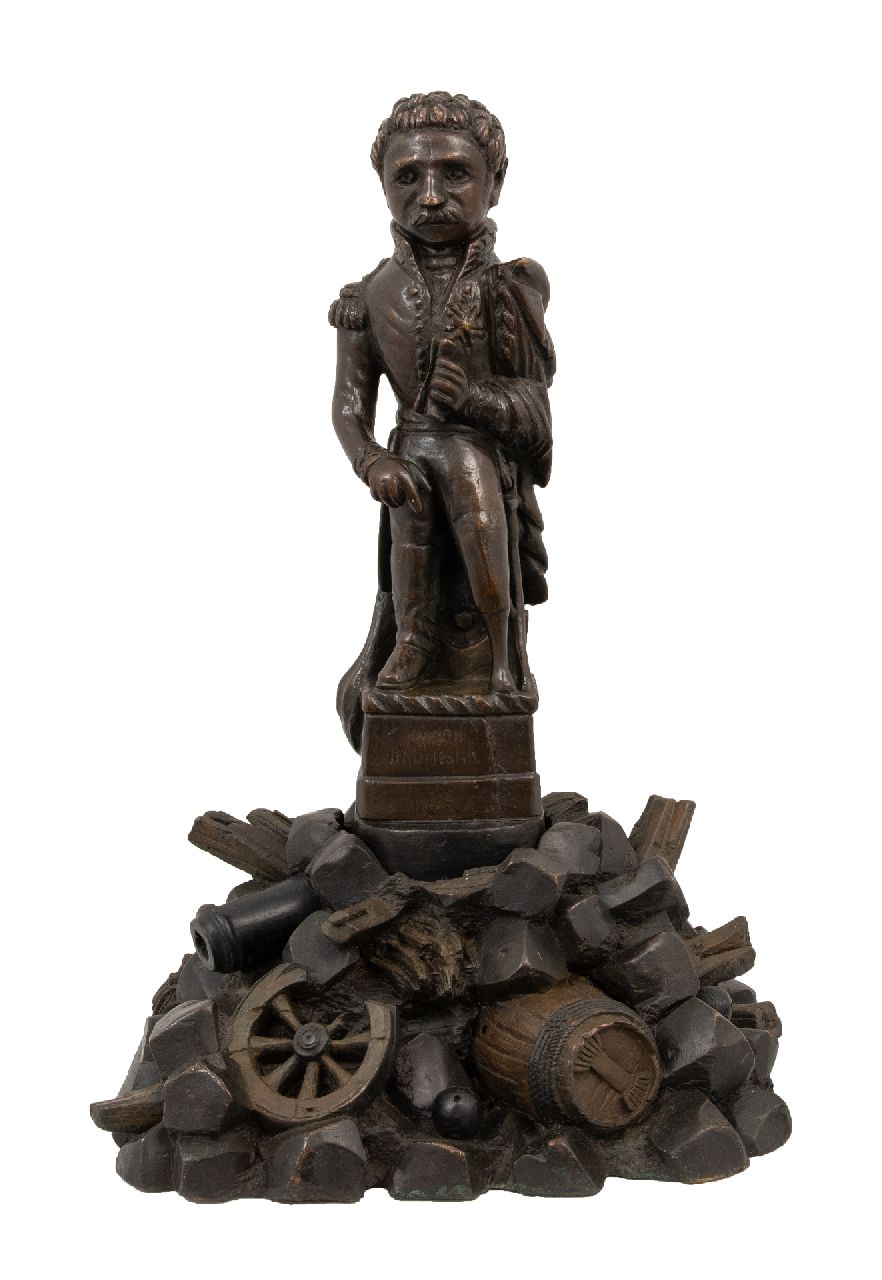 Rousseau H.  | Henri 'Le Douanier' Rousseau | Sculptures and objects offered for sale | Baron Daumesnil (Le Général Daumesnil), bronze 49.5 x 33.0 cm, signed on the base and executed in 2011