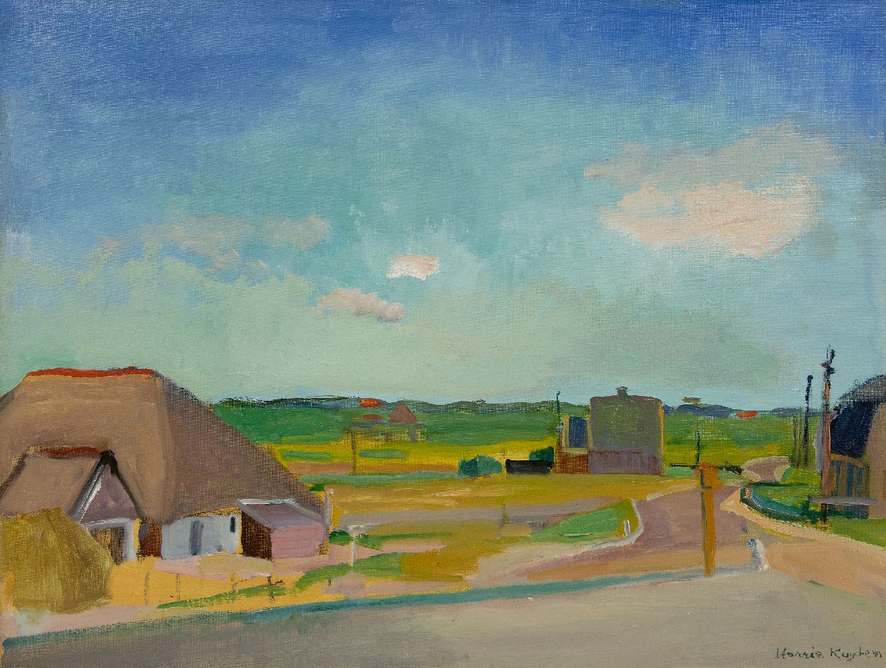 Kuijten H.J.  | Henricus Johannes 'Harrie' Kuijten | Paintings offered for sale | At Camperduin, oil on canvas 50.9 x 66.2 cm, signed l.r. and withour frame