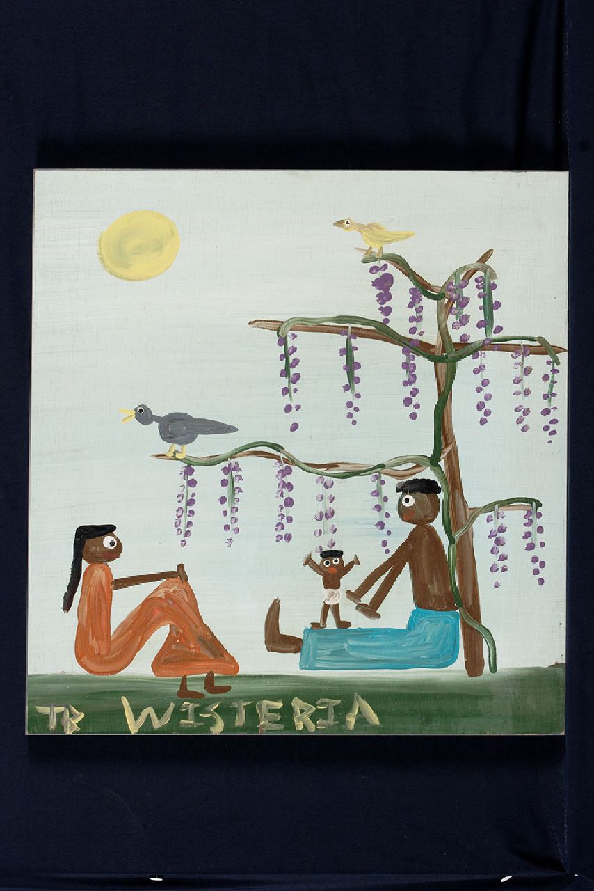 Brown T.  | Timothy 'Tim' Brown, Wisteria, acrylic on panel 43.0 x 41.0 cm, signed l.l. with initials