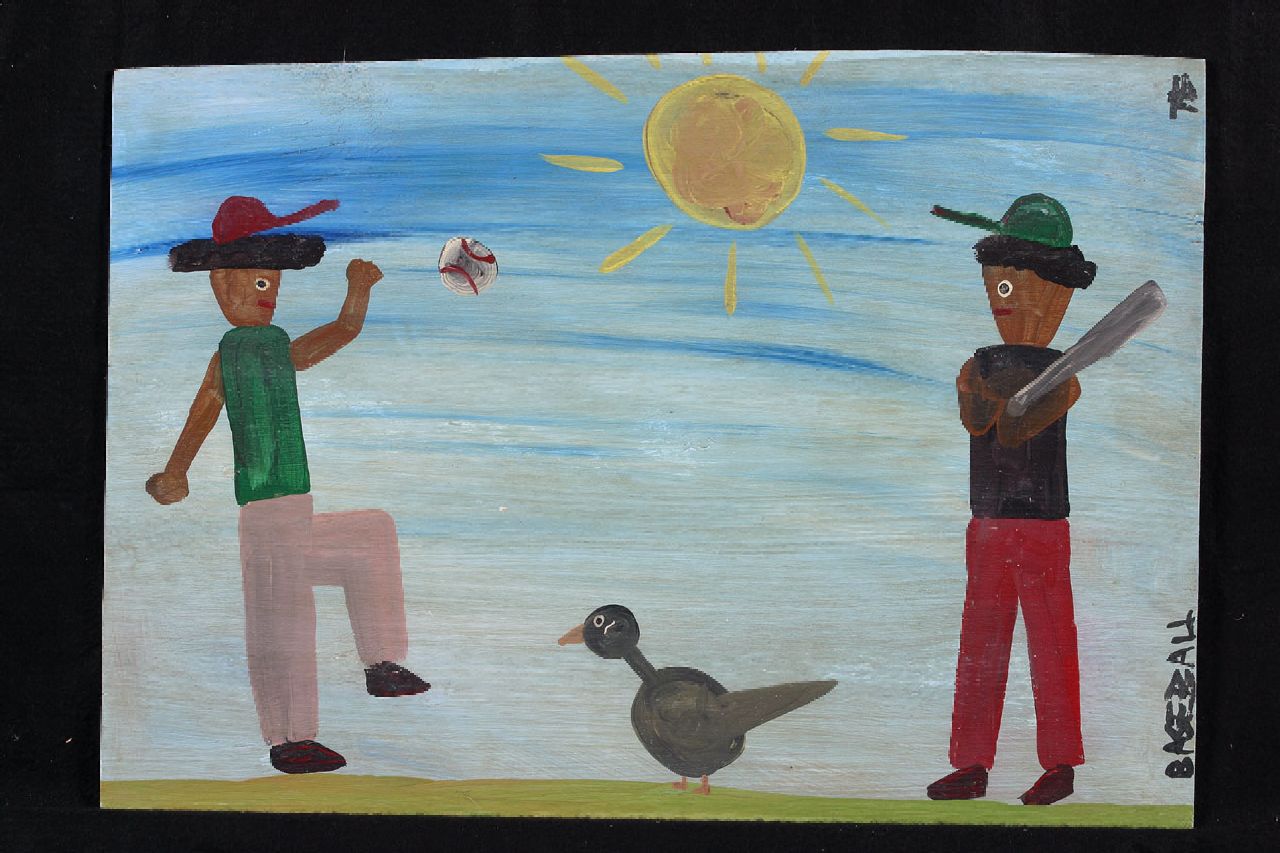 Brown T.  | Timothy 'Tim' Brown, Baseball, acrylic on panel 38.0 x 55.0 cm, signed u.r. with initials