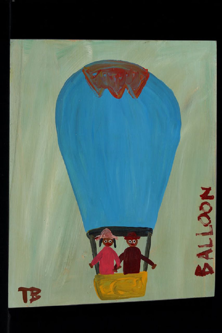 Brown T.  | Timothy 'Tim' Brown, Balloon, acrylic on panel 49.0 x 38.0 cm, signed l.l. with initials