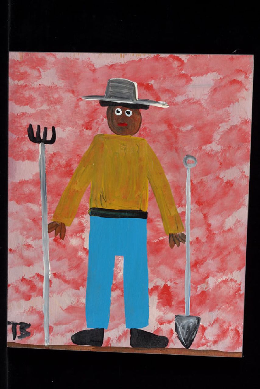 Brown T.  | Timothy 'Tim' Brown, Without title, acrylic on panel 47.0 x 38.0 cm, signed l.l. with initials