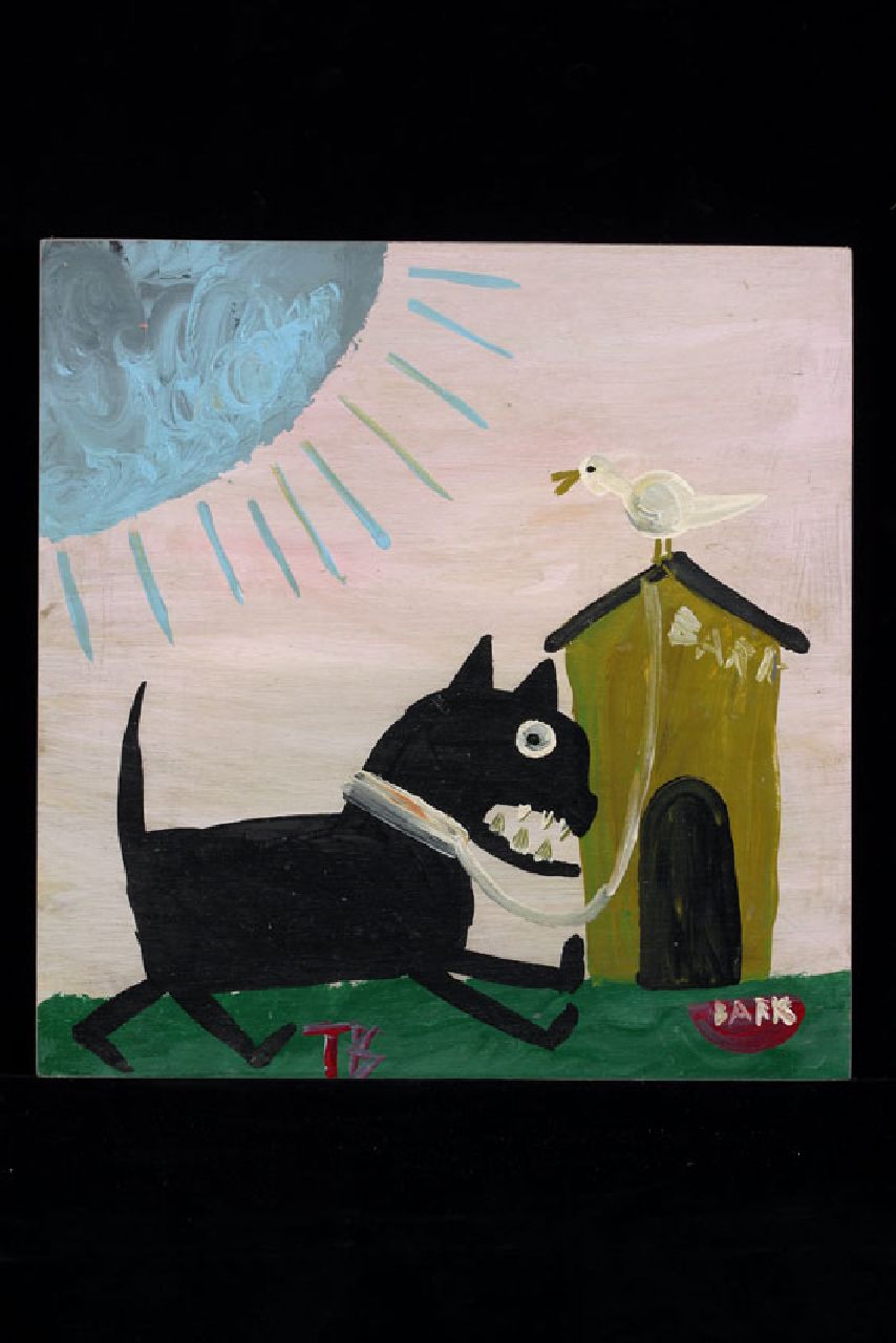 Brown T.  | Timothy 'Tim' Brown, Bark, acrylic on panel 40.0 x 40.0 cm, signed b.c. with initials