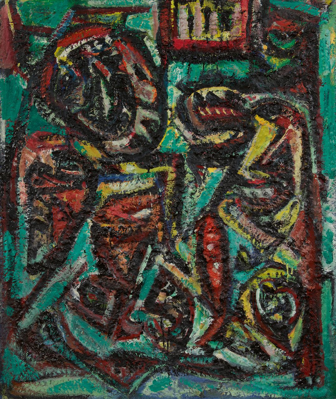 Wolvecamp Th.W.  | 'Theo' Wilhelm Wolvecamp | Paintings offered for sale | Untitled, oil on canvas 89.6 x 75.3 cm, signed on the reverse